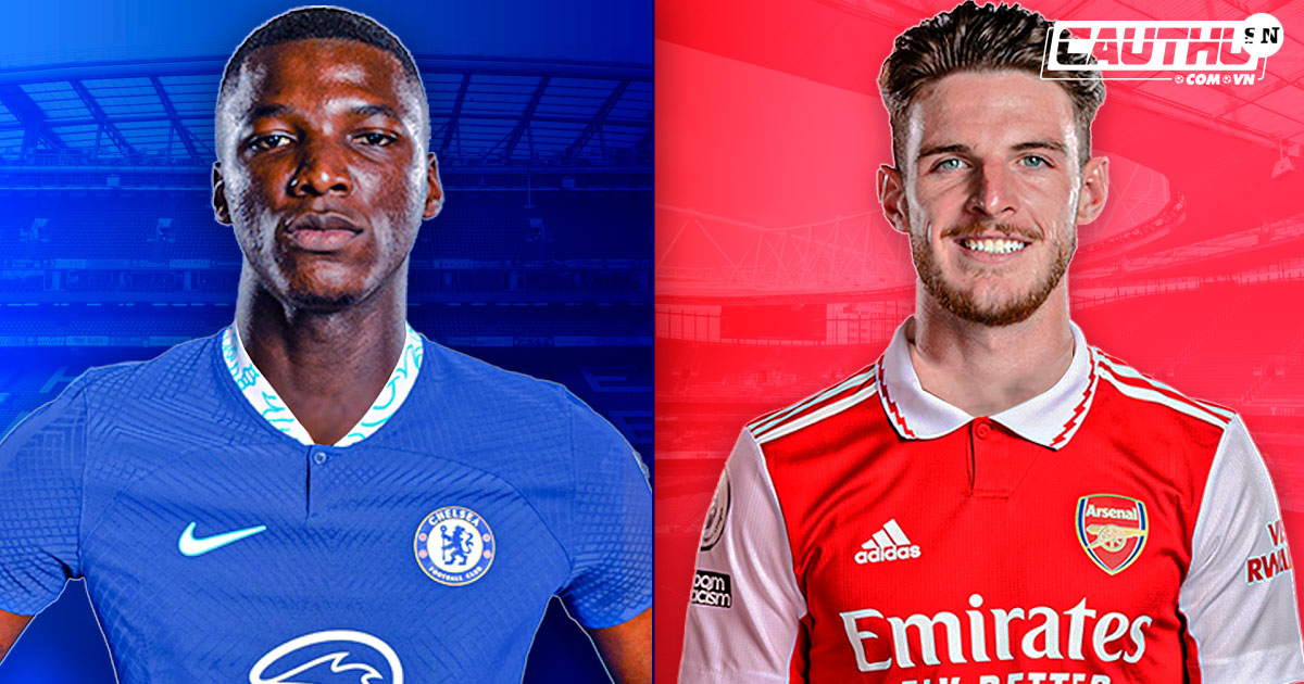 Bóng đá Anh - Rice khiến Arsenal cười vào mặt Chelsea vụ Caicedo