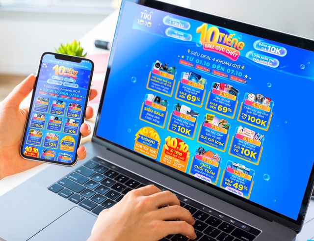 Tiki sale 10.10: Freeship cho đơn 0đ, bão coupon đổ bộ, vô số deal đồng giá hot, game 260 triệu TikiXU - Ảnh 1.
