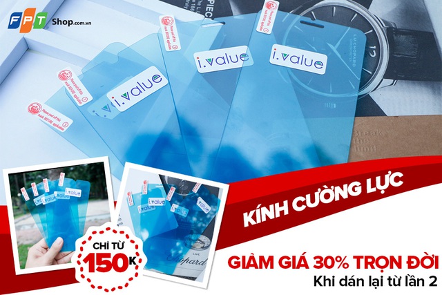 FPT Shop giảm 30% trọn đời khi dán kính cường lực từ lần thứ 2 - Ảnh 2.